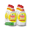 FAIRY LEMON PLUS DISHWASH 10X2X600ML