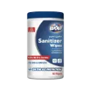 WOW ANTISEPTIC DISINFECTANT 80WIPES PLASTIC CONTAINER