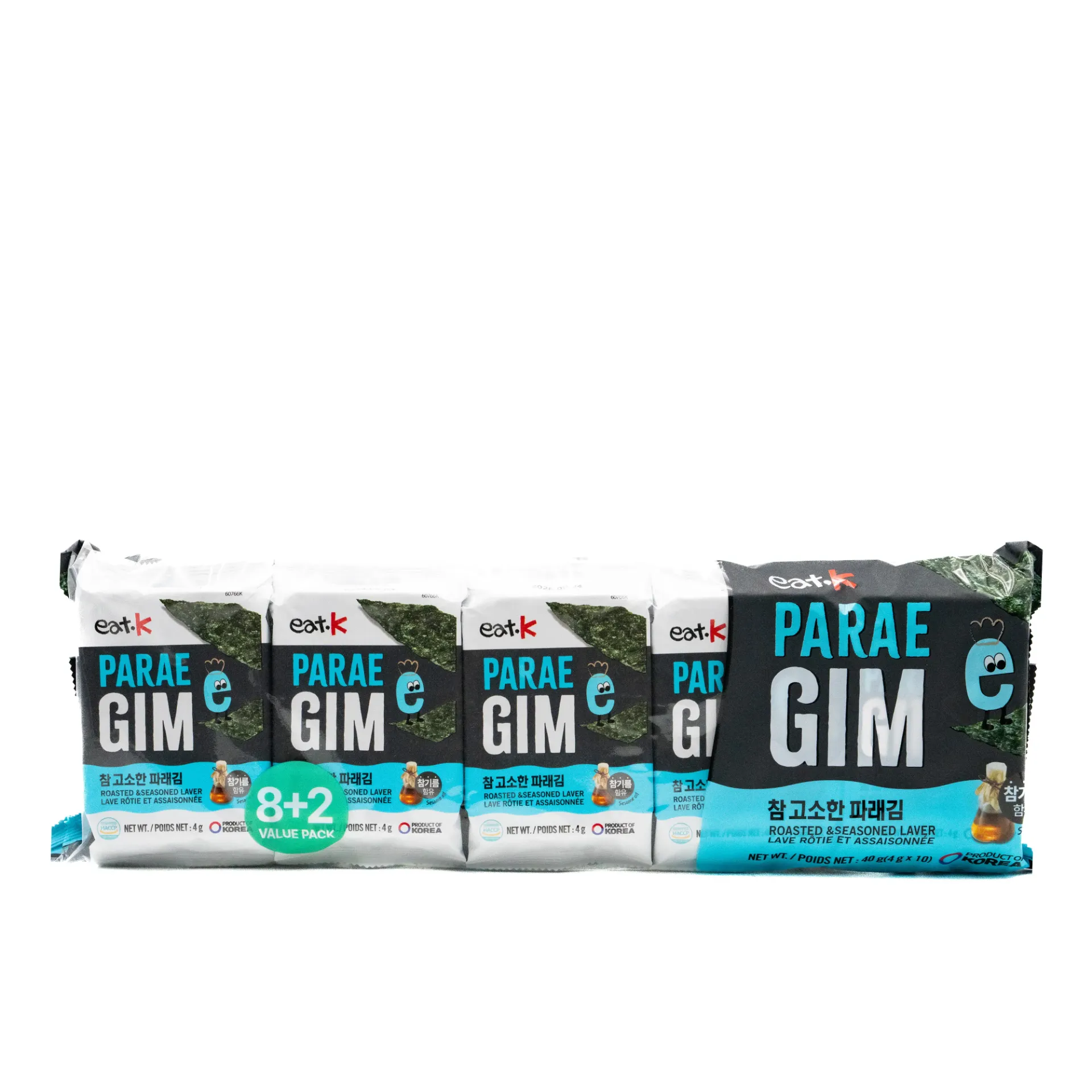 EAT.K PARAE GIM ROASTED SEAWEED 4G
