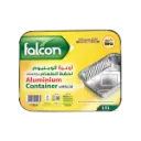 FALCON ALUM CONTAINER 73365 W/ LID 100PCS