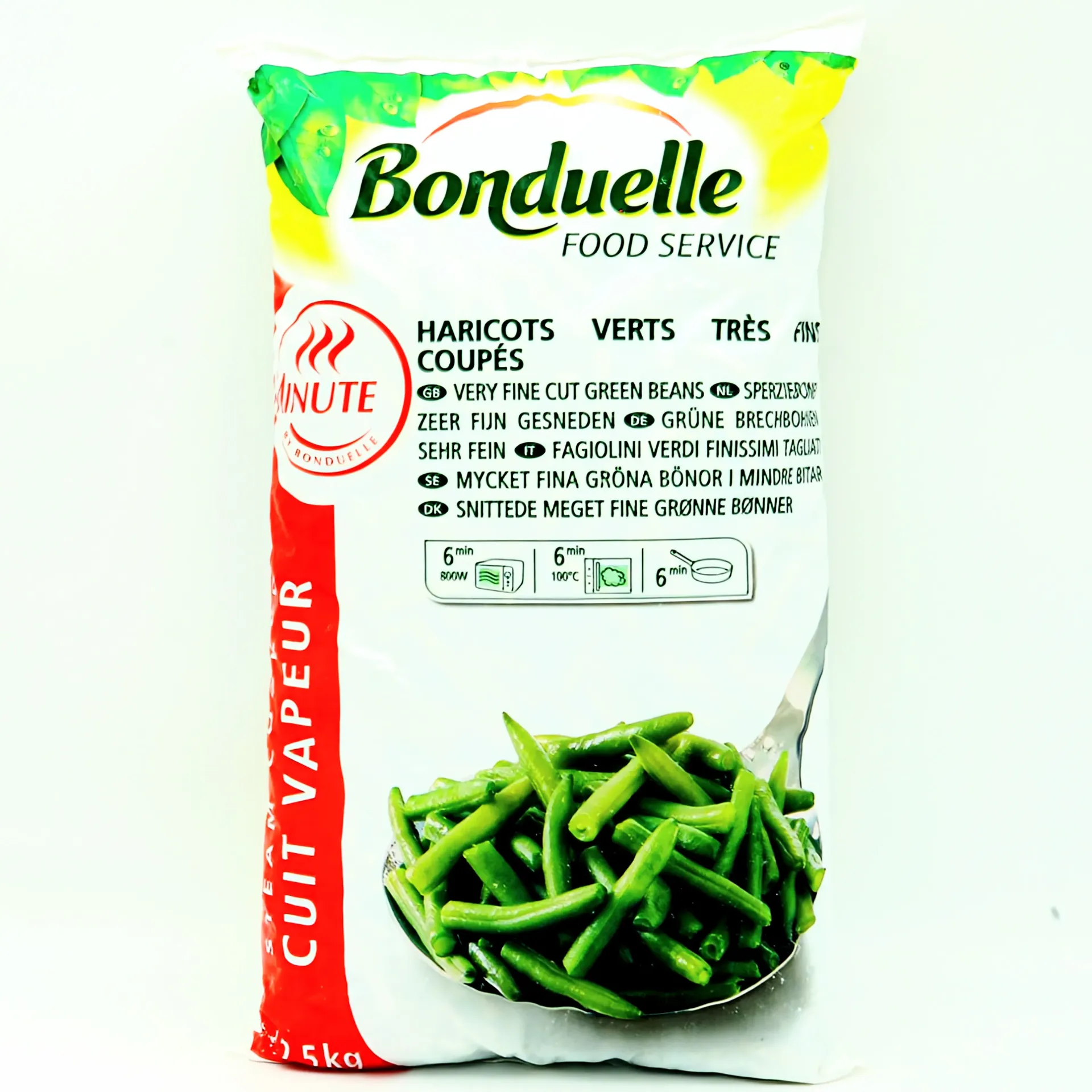 BONDUELLE GREEN BEANS CUT FROZEN 2.5KG