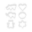 METALTEX 6 COOKIE CUTTERS PLASTIC