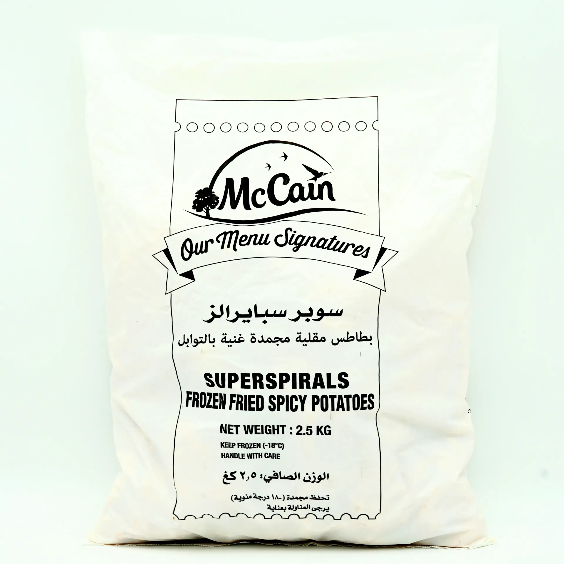 MCCAIN SPICY POTATOES SUPERSPIRAL 2.5KG
