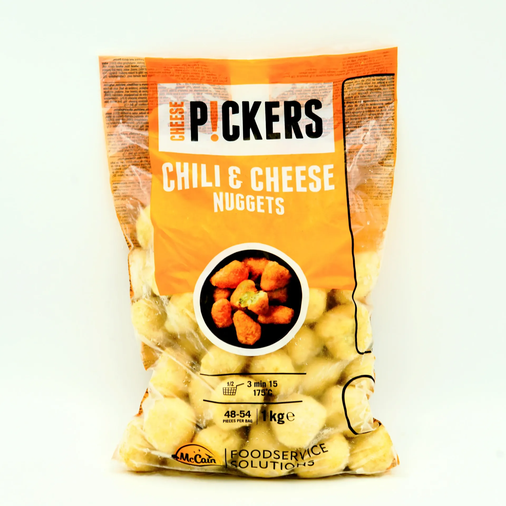 MCCAIN POPPER CHILLI & CHEESE NUGGETS